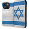 Israel Flag Distressed iPhone 14 Folio Case